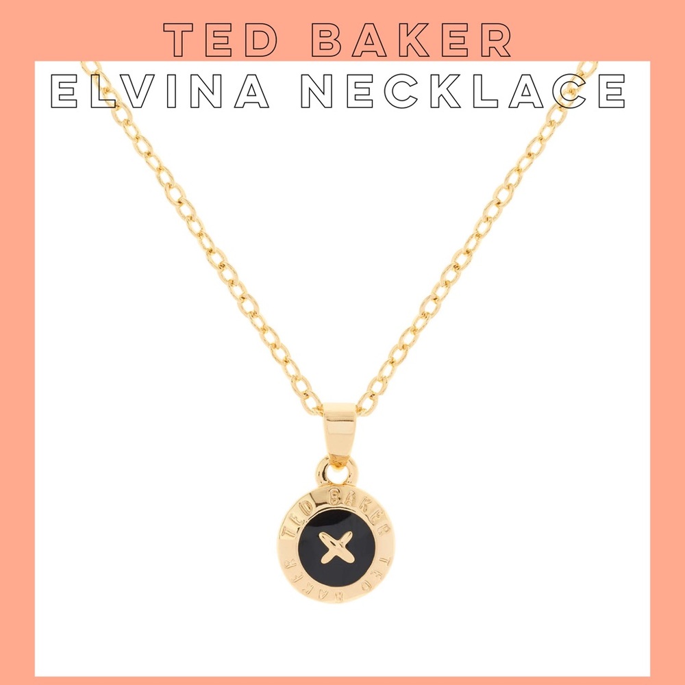 Ted Baker Elvina Enamel Button Necklace
